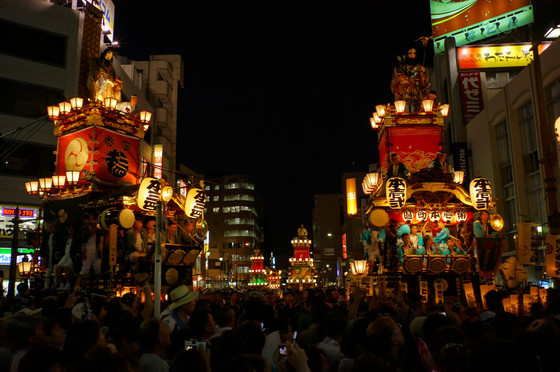 熊谷うちわ祭・初叩き合い