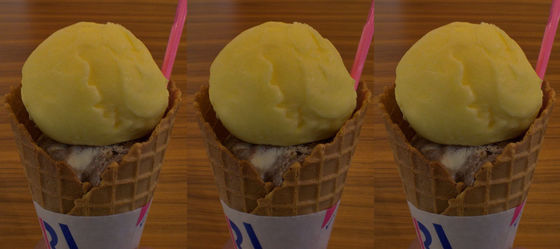 キャラメルチョコレートチーズケーキ&レモンシャーベット